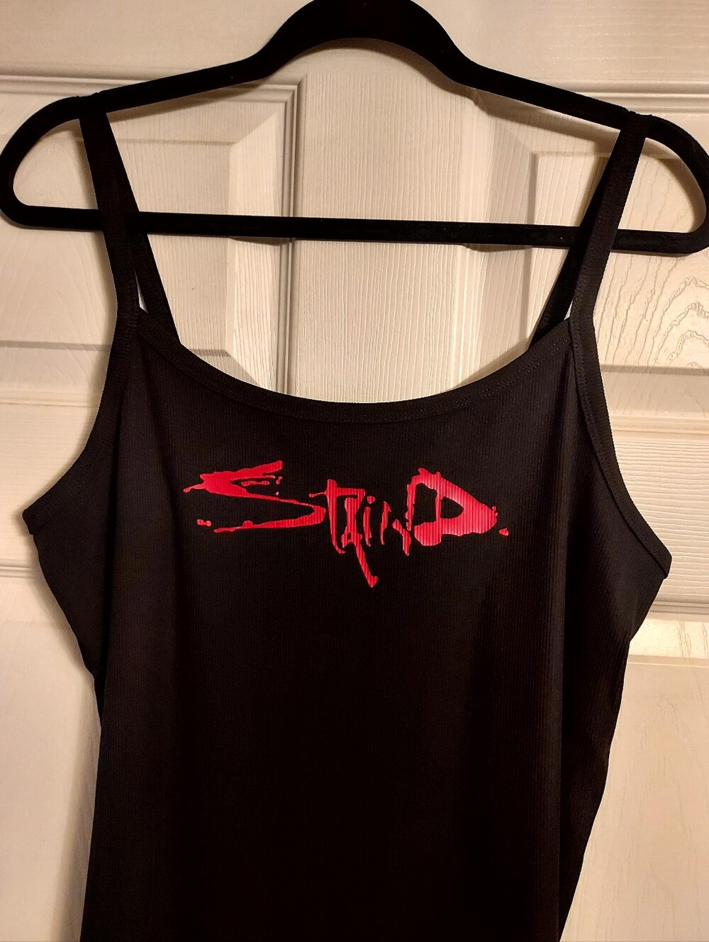 staind tank top  red logo break the cycle tank top stained shirt stained crop To